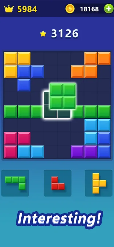Block Blast Adventure Master puzzle board screenshot
