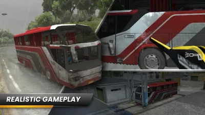 BUSSID bus driving gameplay