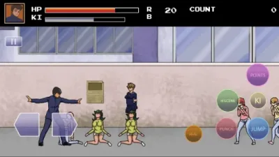 College Brawl combat gameplay screenshot