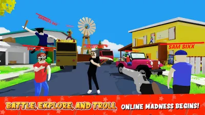 Dude Theft Wars open world gameplay