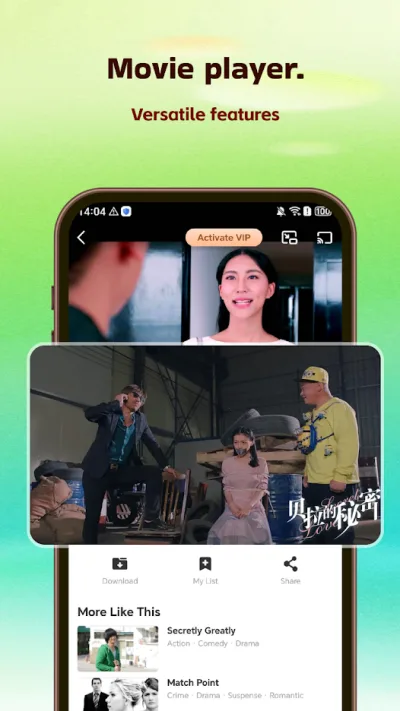 Loklok movie player screenshot