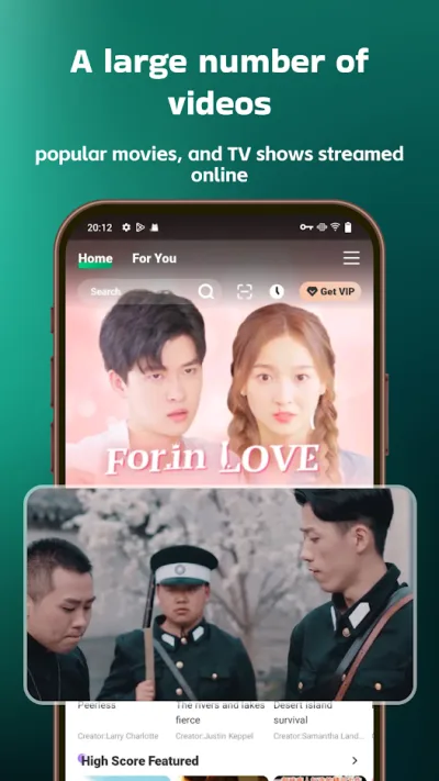 Loklok anime library screenshot