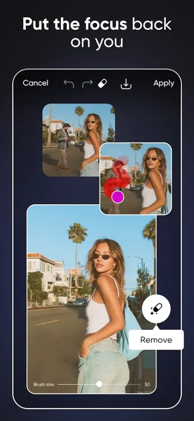 PicsArt photo editor interface