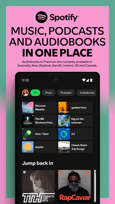 Spotify Premium playlist browsing
