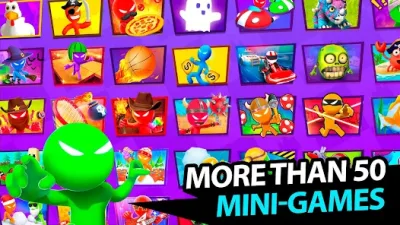 Stickman Party multiplayer gameplay screenshot