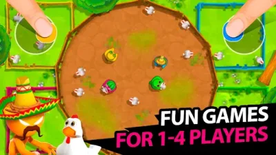 Stickman Party racing mini-game screenshot