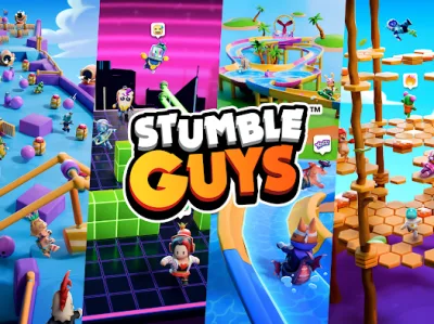 Stumble Guys multiplayer race screenshot