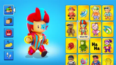 Stumble Guys character customization screenshot