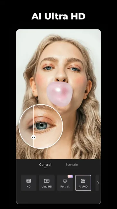 Wink face editing tools screenshot
